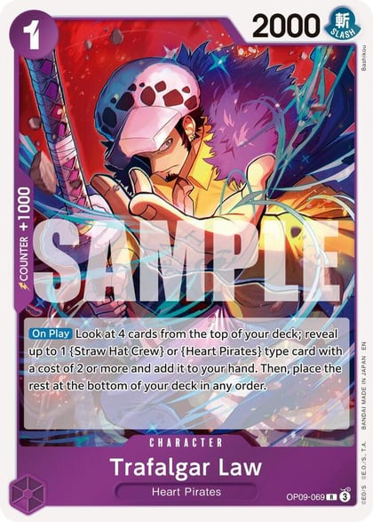 Trafalgar Law - OP09-069 (Reprint), Premium Booster -The Best- Vol. 2 OP09-069