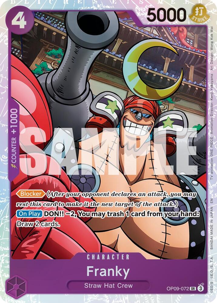 Franky - OP09-072 (Reprint), Premium Booster -The Best- Vol. 2 OP09-072
