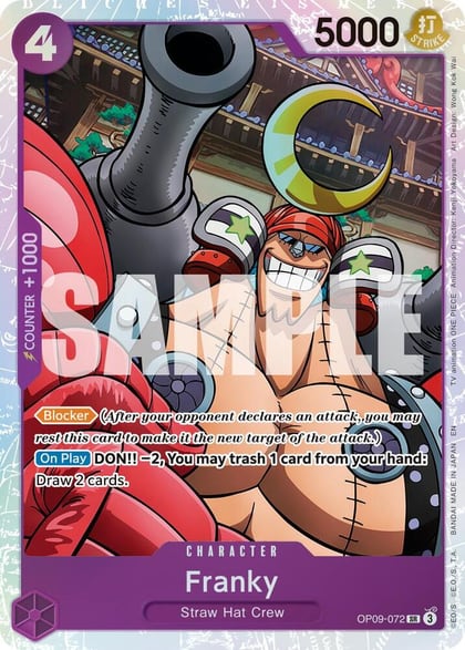Franky - OP09-072 (Reprint), Premium Booster -The Best- Vol. 2 OP09-072