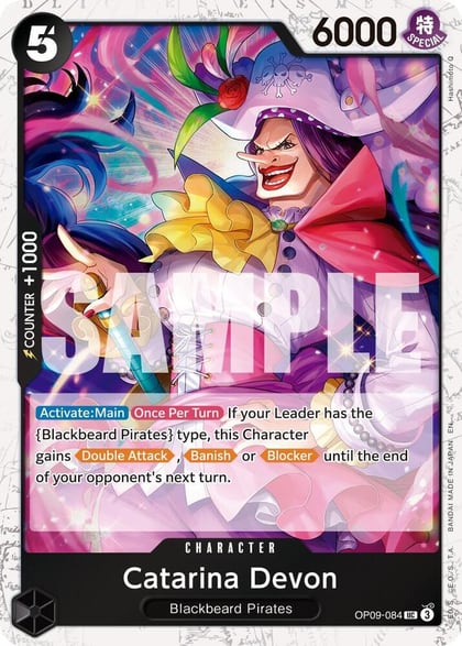 Catarina Devon (Pirate Foil), Premium Booster -The Best- Vol. 2 OP09-084