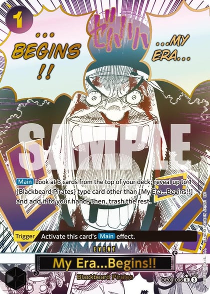 My Era...Begins!! (Alternate Art), Premium Booster -The Best- Vol. 2 OP09-096