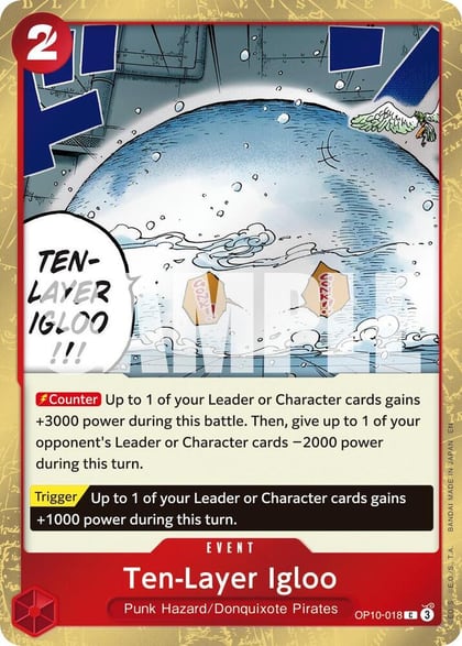 Ten-Layer Igloo (Pirate Foil), Premium Booster -The Best- Vol. 2 OP10-018