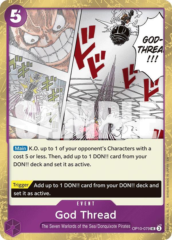 God Thread (Pirate Foil), Premium Booster -The Best- Vol. 2 OP10-079