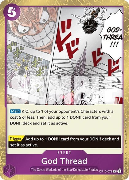 God Thread (Pirate Foil), Premium Booster -The Best- Vol. 2 OP10-079