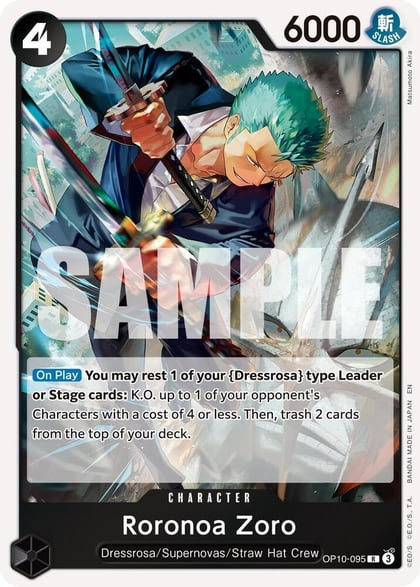 Roronoa Zoro - OP10-095 (Reprint), Premium Booster -The Best- Vol. 2 OP10-095