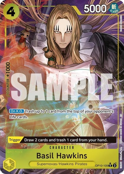 Basil Hawkins - OP10-109 (Alternate Art), Premium Booster -The Best- Vol. 2 OP10-109
