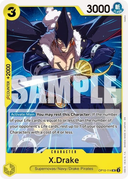 X.Drake (Reprint), Premium Booster -The Best- Vol. 2 OP10-114