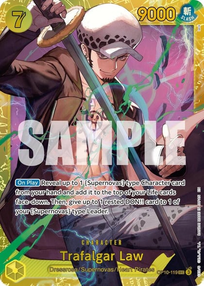 Trafalgar Law - OP10-119 (Reprint), Premium Booster -The Best- Vol. 2 OP10-119
