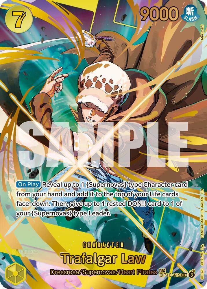 Trafalgar Law - OP10-119 (SP), Premium Booster -The Best- Vol. 2 OP10-119