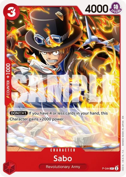 Sabo - P-044 (Reprint), Premium Booster -The Best- Vol. 2 P-044
