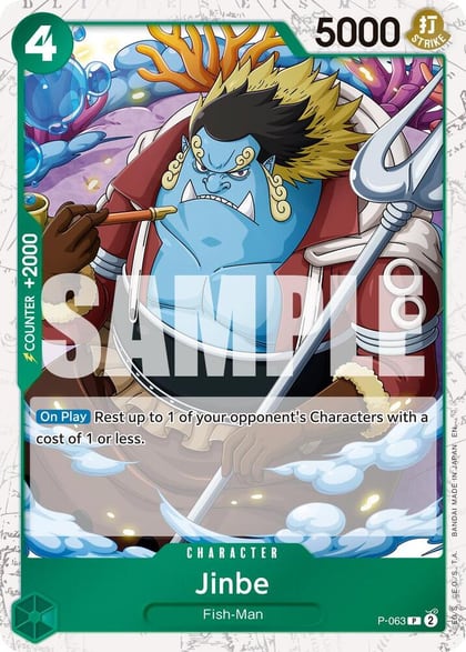 Jinbe - P-063 (Pirate Foil), Premium Booster -The Best- Vol. 2 P-063