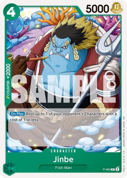 Jinbe - P-063 (Reprint), Premium Booster -The Best- Vol. 2 P-063