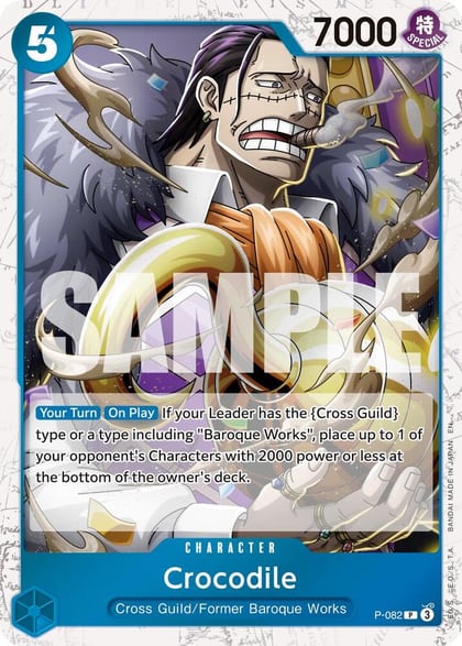 Crocodile - P-082 (Pirate Foil), Premium Booster -The Best- Vol. 2 P-082