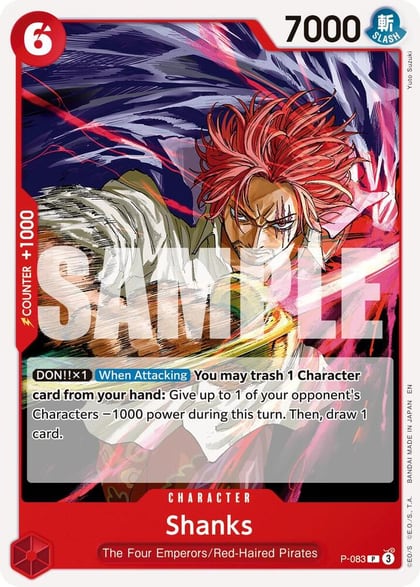 Shanks - P-083 (Reprint), Premium Booster -The Best- Vol. 2 P-083