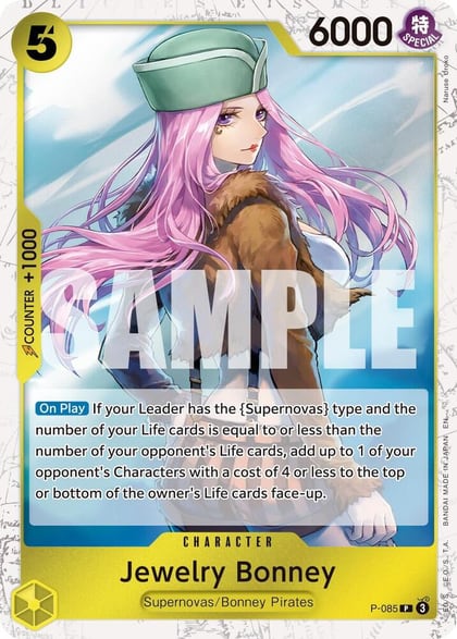 Jewelry Bonney - P-085 (Pirate Foil), Premium Booster -The Best- Vol. 2 P-085