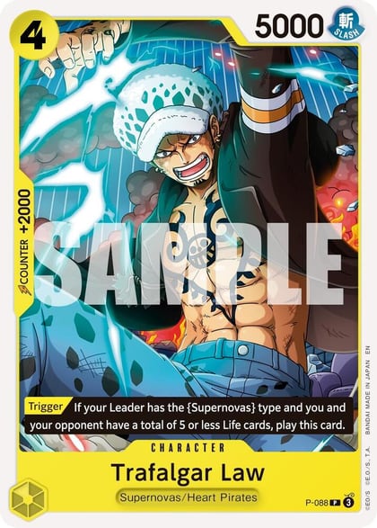 Trafalgar Law - P-088 (Reprint), Premium Booster -The Best- Vol. 2 P-088