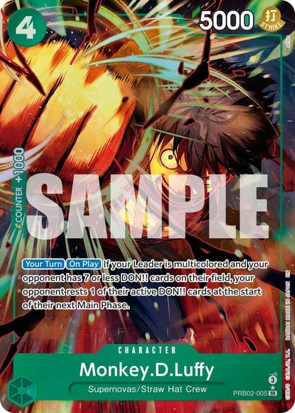 Monkey.D.Luffy - PRB02-005 (Alternate Art), Premium Booster -The Best- Vol. 2 PRB02-005