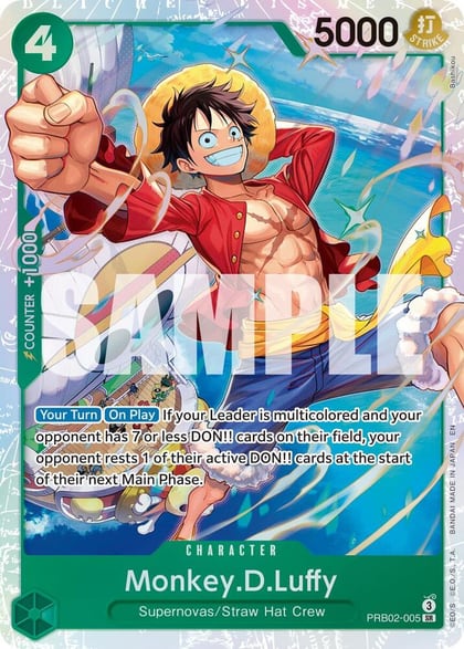 Monkey.D.Luffy - PRB02-005, Premium Booster -The Best- Vol. 2 PRB02-005