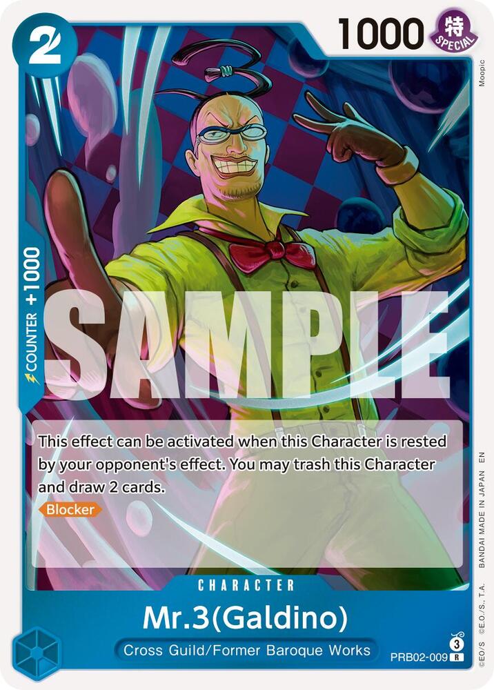 Mr.3(Galdino) - PRB02-009, Premium Booster -The Best- Vol. 2 PRB02-009