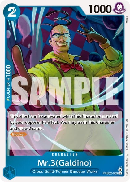 Mr.3(Galdino) - PRB02-009, Premium Booster -The Best- Vol. 2 PRB02-009