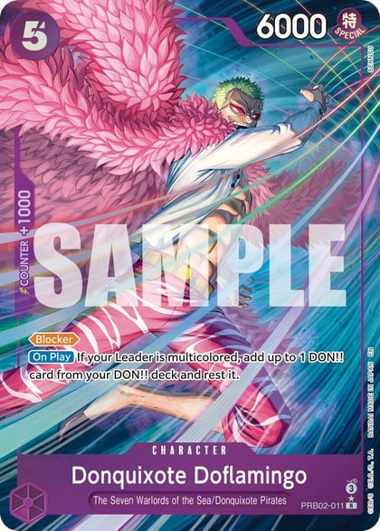 Donquixote Doflamingo (Alternate Art), Premium Booster -The Best- Vol. 2 PRB02-011