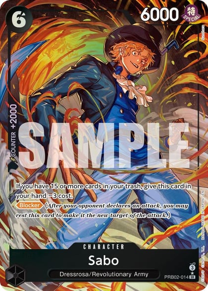 Sabo - PRB02-014 (Alternate Art), Premium Booster -The Best- Vol. 2 PRB02-014