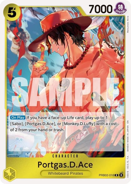 Portgas.D.Ace - PRB02-018, Premium Booster -The Best- Vol. 2 PRB02-018