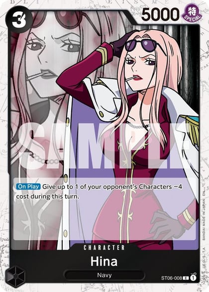 Hina (Pirate Foil), Premium Booster -The Best- Vol. 2 ST06-008