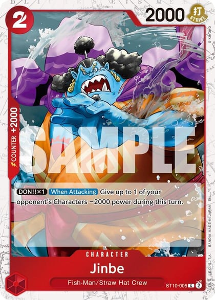 Jinbe - ST10-005 (Pirate Foil), Premium Booster -The Best- Vol. 2 ST10-005