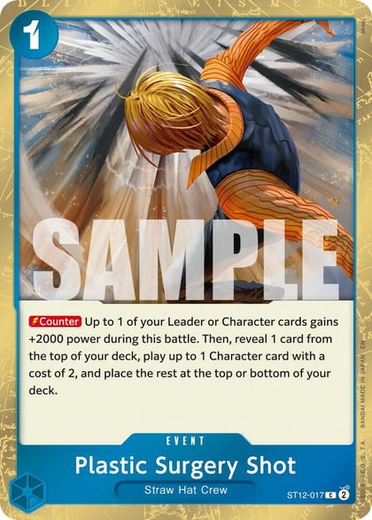 Plastic Surgery Shot - ST12-017 (Pirate Foil), Premium Booster -The Best- Vol. 2 ST12-017