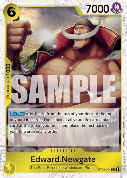 Edward.Newgate - ST13-004 (Pirate Foil), Premium Booster -The Best- Vol. 2 ST13-004