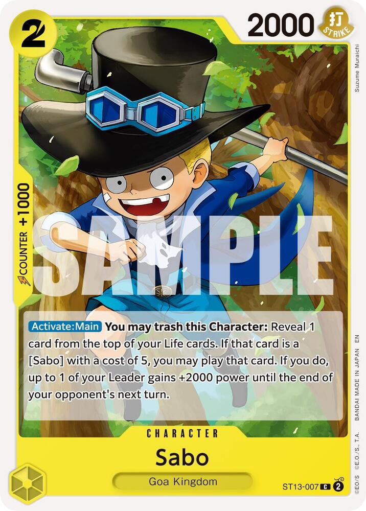 Sabo - ST13-007 (Reprint), Premium Booster -The Best- Vol. 2 ST13-007
