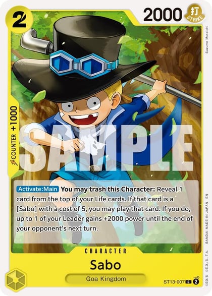 Sabo - ST13-007 (Reprint), Premium Booster -The Best- Vol. 2 ST13-007