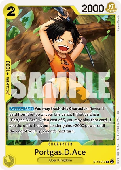 Portgas.D.Ace - ST13-010 (Reprint), Premium Booster -The Best- Vol. 2 ST13-010