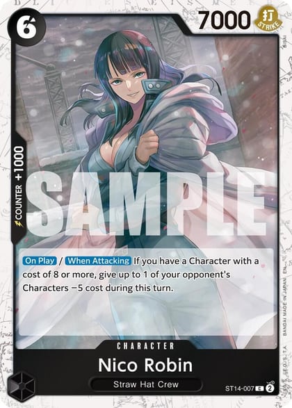 Nico Robin - ST14-007 (Pirate Foil), Premium Booster -The Best- Vol. 2 ST14-007