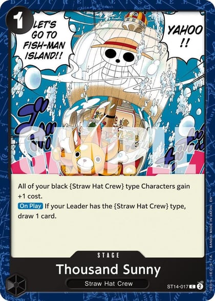 Thousand Sunny (Reprint), Premium Booster -The Best- Vol. 2 ST14-017