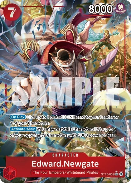 Edward.Newgate - ST15-002 (Alternate Art), Premium Booster -The Best- Vol. 2 ST15-002