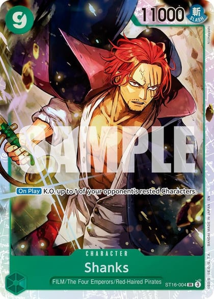 Shanks - ST16-004 (Reprint), Premium Booster -The Best- Vol. 2 ST16-004