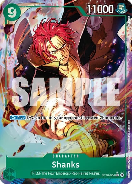 Shanks - ST16-004 (Alternate Art), Premium Booster -The Best- Vol. 2 ST16-004
