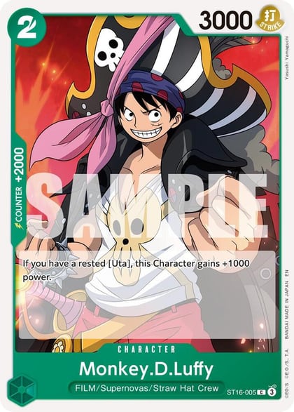 Monkey.D.Luffy - ST16-005 (Reprint), Premium Booster -The Best- Vol. 2 ST16-005