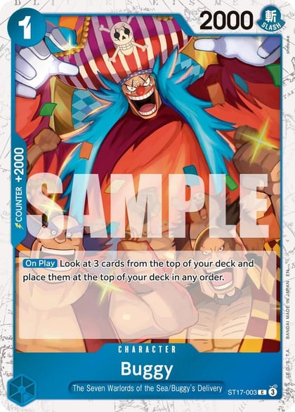Buggy - ST17-003 (Pirate Foil), Premium Booster -The Best- Vol. 2 ST17-003