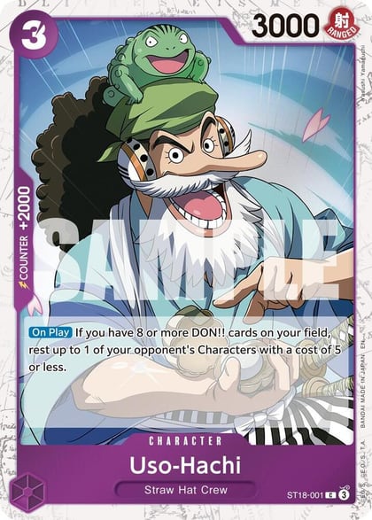 Uso-Hachi (Pirate Foil), Premium Booster -The Best- Vol. 2 ST18-001