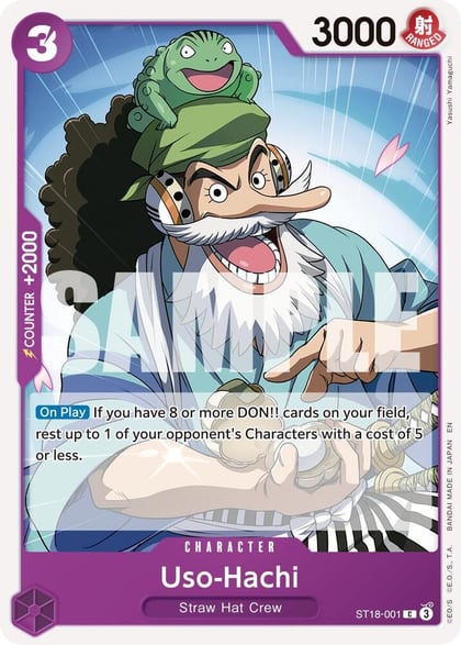 Uso-Hachi (Reprint), Premium Booster -The Best- Vol. 2 ST18-001