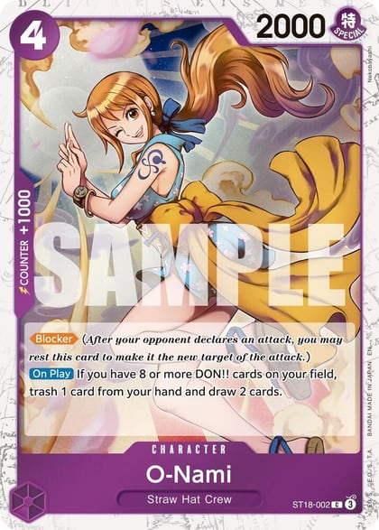 O-Nami (Pirate Foil), Premium Booster -The Best- Vol. 2 ST18-002