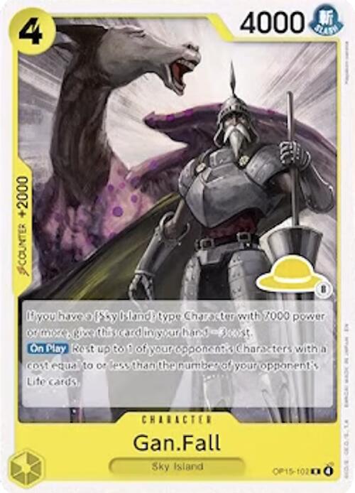 Gan.Fall (Luffy Deck), Set Sail Deck Set OP15-102