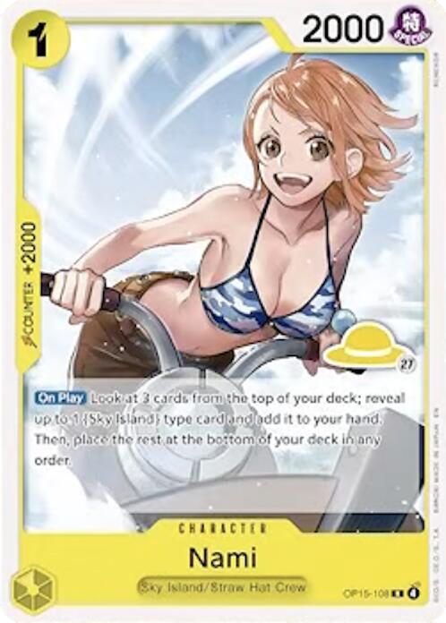 Nami (Luffy Deck), Set Sail Deck Set OP15-108