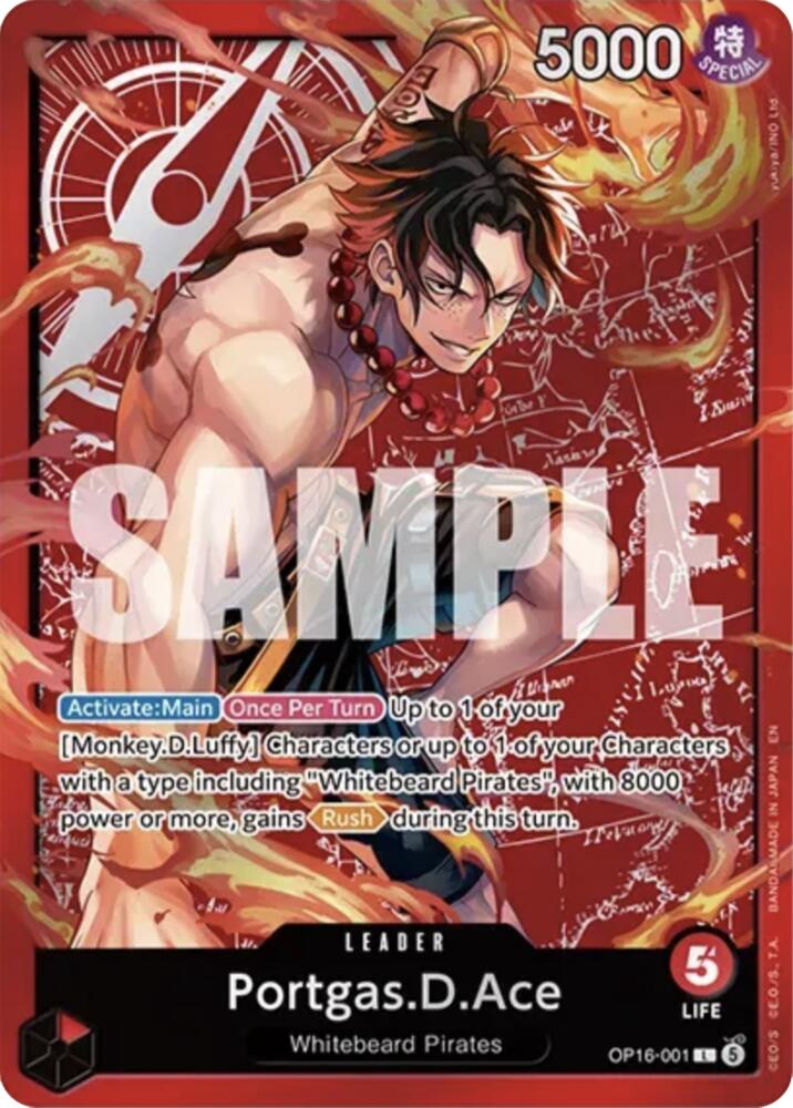 Portgas.D.Ace (Ace Deck), Set Sail Deck Set OP16-001