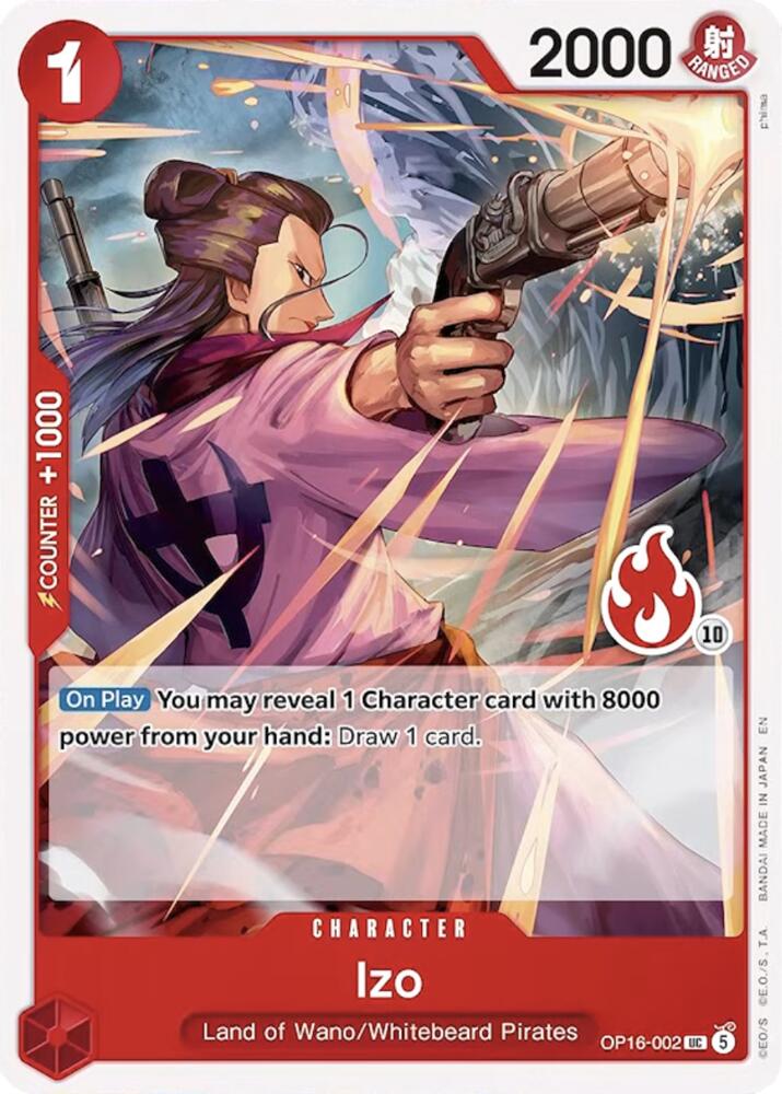 Izo (Ace Deck), Set Sail Deck Set OP16-002