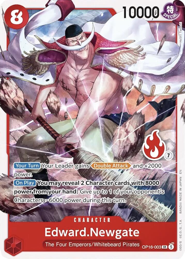 Edward.Newgate (OP16-003) (Ace Deck), Set Sail Deck Set OP16-003
