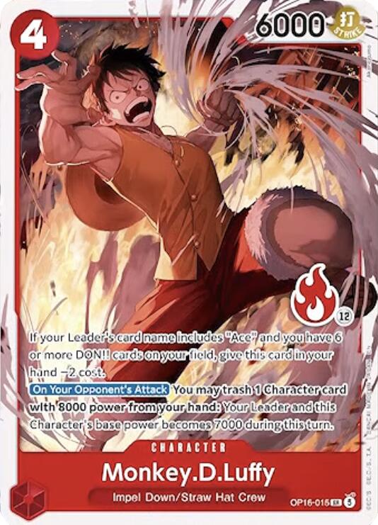 Monkey.D.Luffy (OP16-015) (Ace Deck), Set Sail Deck Set OP16-015